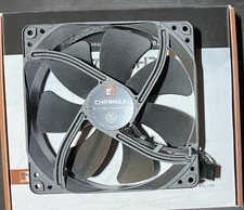 Noctua NF-A14 PWM chromax.Black.swap, Premium Quiet Fan, 4-Pin (140mm, Black)