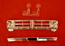 Moebius Models 1972 Ford F-350 Grille and Bumper 1/25