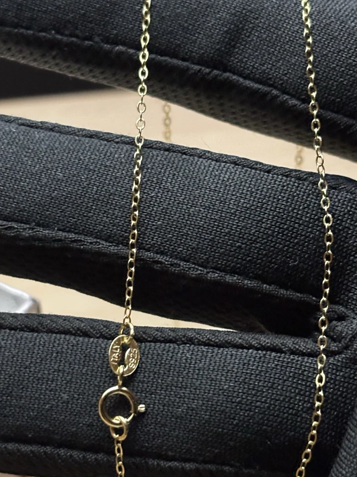 Collana, Argento 925 ITALY Vermeil placcata in oro 14k - Immagine 3 di 4