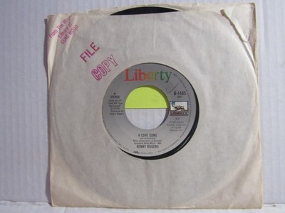Kenny Rogers   A Love Song / The Fool In Me - 1982 - COUNTRY