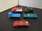 MATCHBOX LESNEY LOT OF FIVE MODELS INC 'E' TYPE JAGUAR
