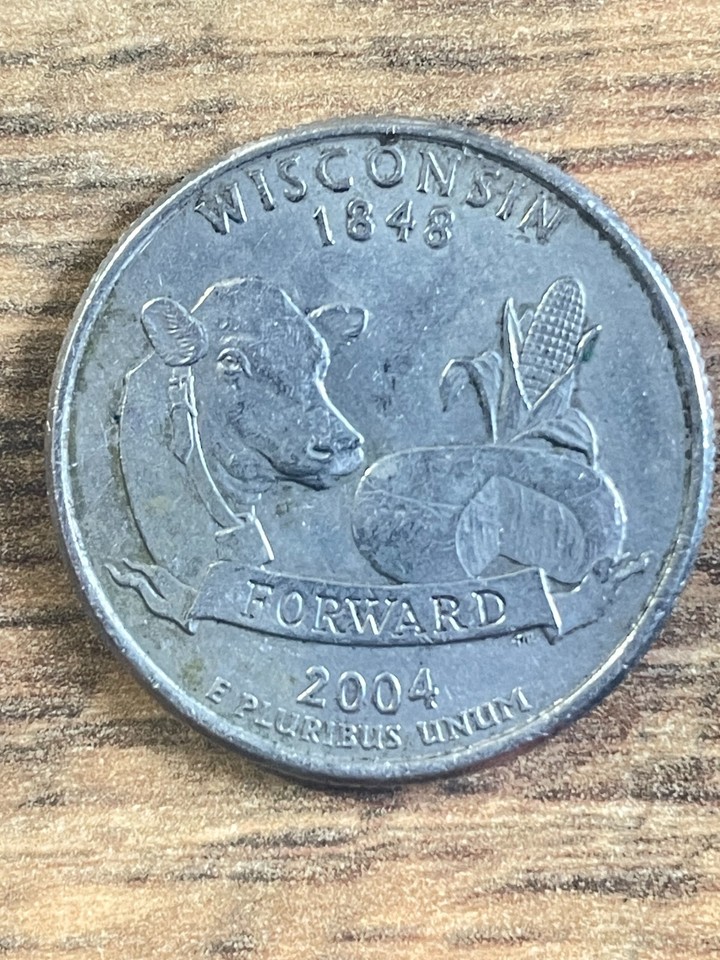 2004 P Wisconsin Quarter Error | eBay