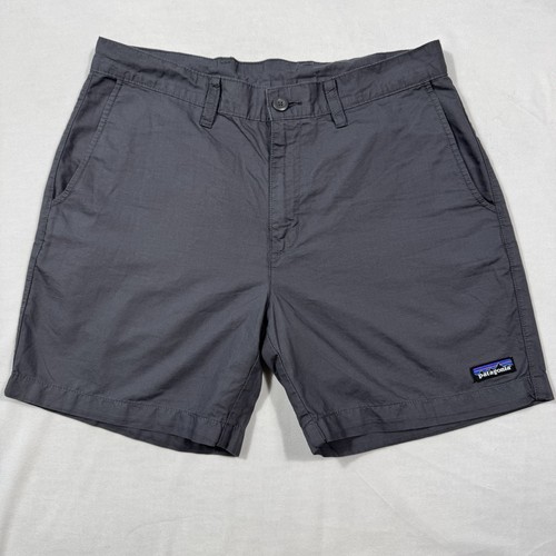 Patagonia Men’s Organic Cotton Shorts Size 32x7 Gray Casual Outdoor Hiking