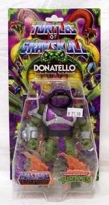 Mattel MOTU TMNT Turtles Of Grayskull Snake-Hunting Donatello 5.5
