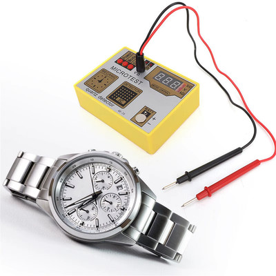 Watch Battery Pulse Tester Quartz Movement Tester Demagnetizer Watch Repair Tool