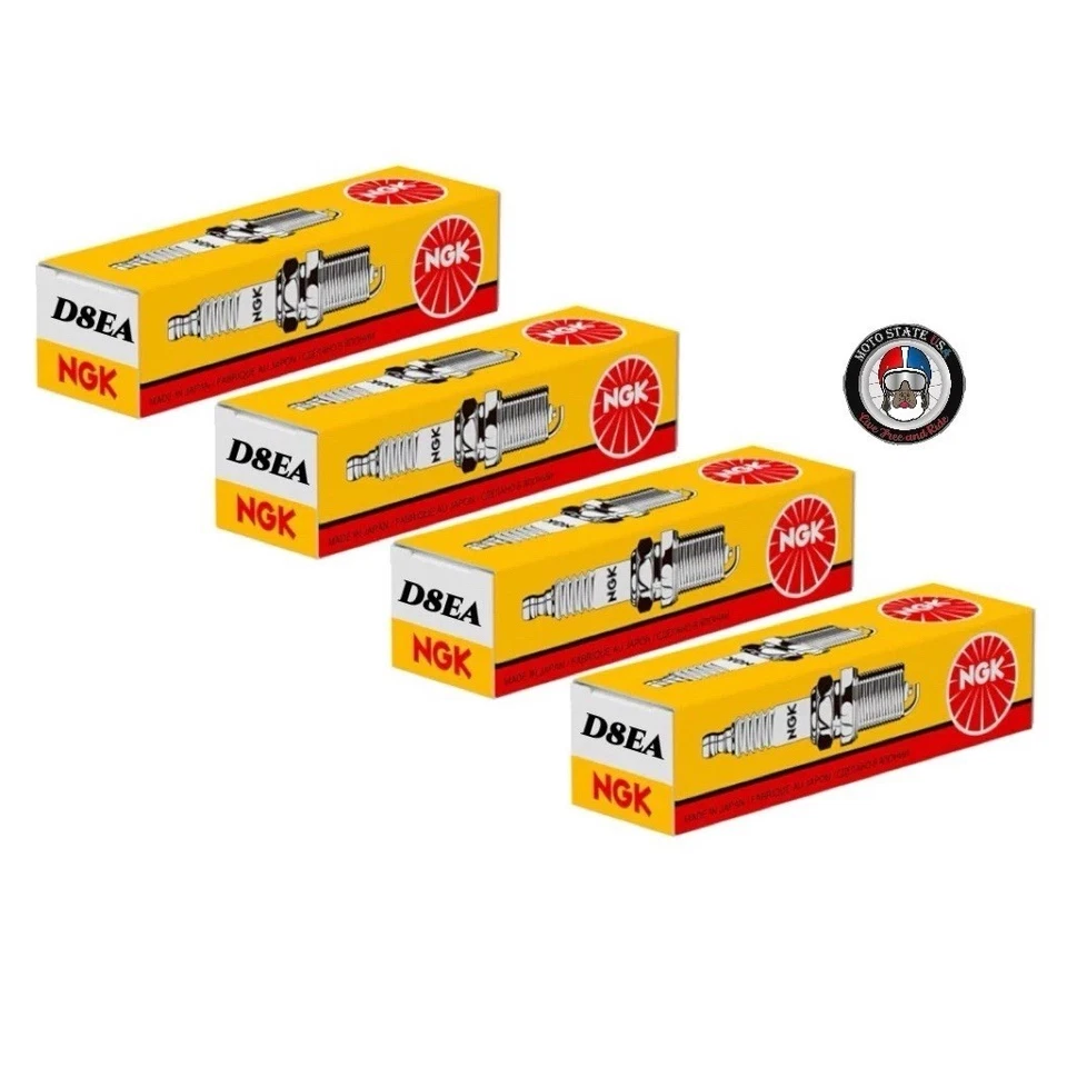 4x Bujía para DPR8EA-9/D8EA para HONDA V45 Magna VF750C (1982 1983) Foto 2 de 2