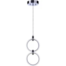 Craftmade 59392-CH-LED Context LED 5.13 inch Chrome Pendant Ceiling Light