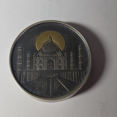 TD Mint Taj Mahal Lucky Rips 3oz .999 Silver / 1g .999 Gold round