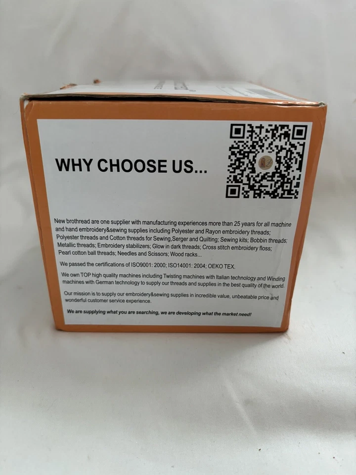 New Brothread Polyester Embroidery Machine Thread Set of 40 (39) missing 1 Color - Image 3 of 4