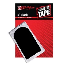 (2 Pack) KR Strikeforce Sure Fit Bowling Thumb Insert Tape 1" Black 30 Piece