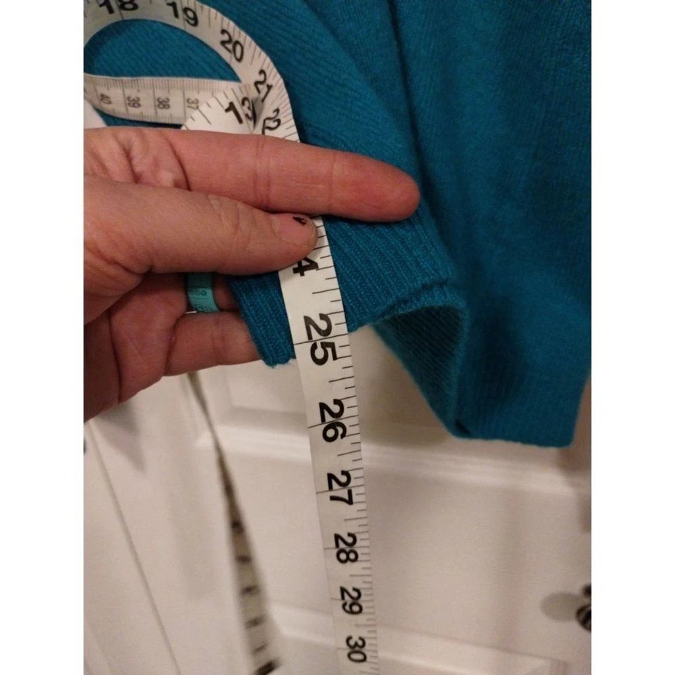 Jersey Martin + Osa mezcla cachemir verde azulado Foto 4 de 4