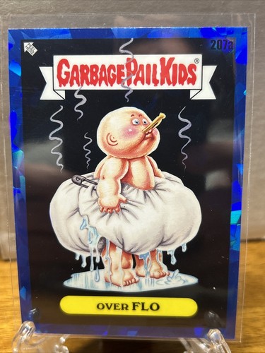 Over FLO [Red] #207a Garbage Pail Kids 2023 Sapphire card