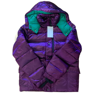 J Lindeberg Men's Sphere Down Jacket AMOW06220 Q266 Purple Medium NEW NWT