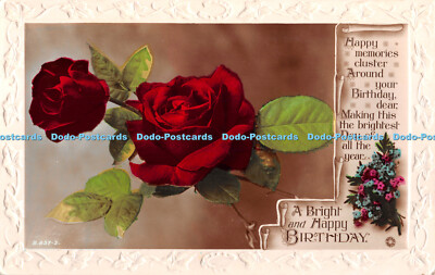 R397714 B 837 3 A hell und Happy Birthday Happy Memories Cluster um Ihr B