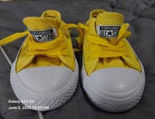 Converse All Star Kids' Low Tops Bright Yellow Size 12