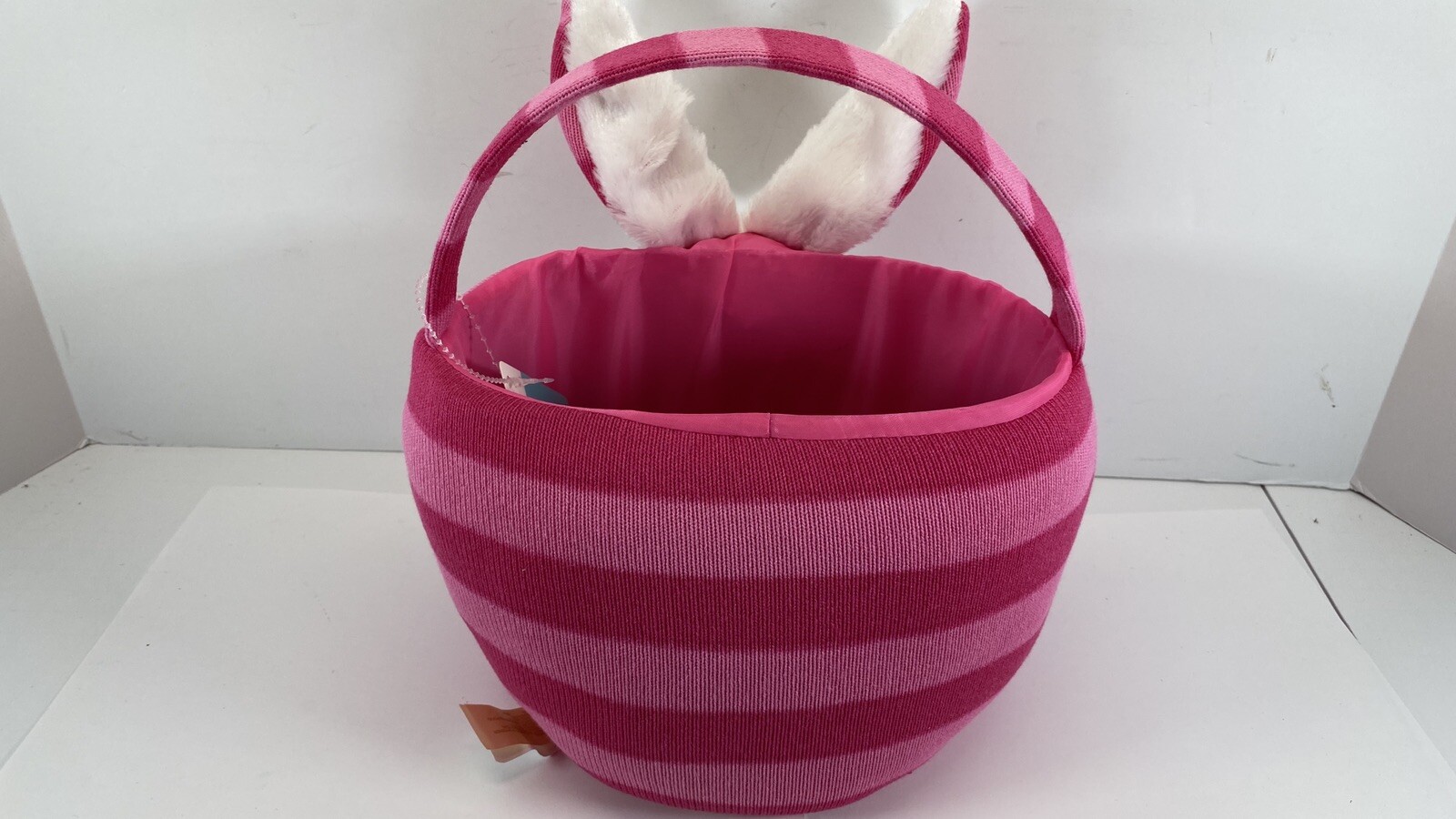Pink Strip Easter Basket New