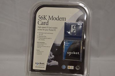 Socket Communications MO7007-693 56Kbps Modem Card w/ Accessories