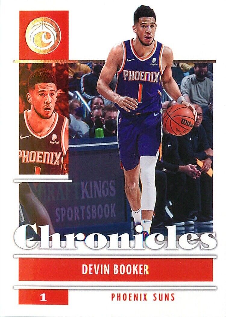 Devin Booker 2021-22 Chronicles Basketball Card #14 Phoenix Devin Booker 2021-22 Chronicles Basketball Card #14 Phoenix