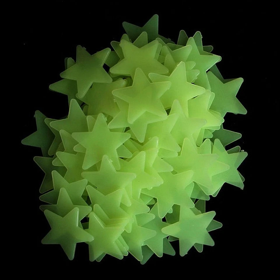 Leuchtsterne Leuchtende Sterne Nachtleuchtend selbstklebend Kinderzimmer Nacht - Bild 3 von 4