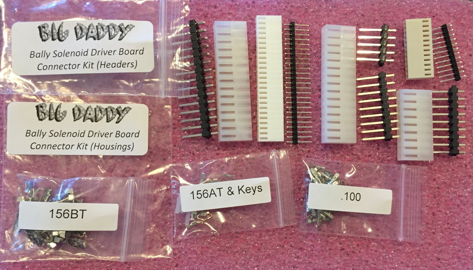 Complete Solenoid Driver Board Connector Kit for Bally/Stern pinball