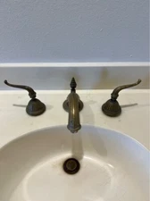 Phylrich Vintage Bronze Faucet Set, includes 4 sinks, shower, tub and Bidet. 