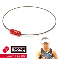 erg necklace 'SPACY' Red for Body Balance, inducing Alpha Wave & Resilience