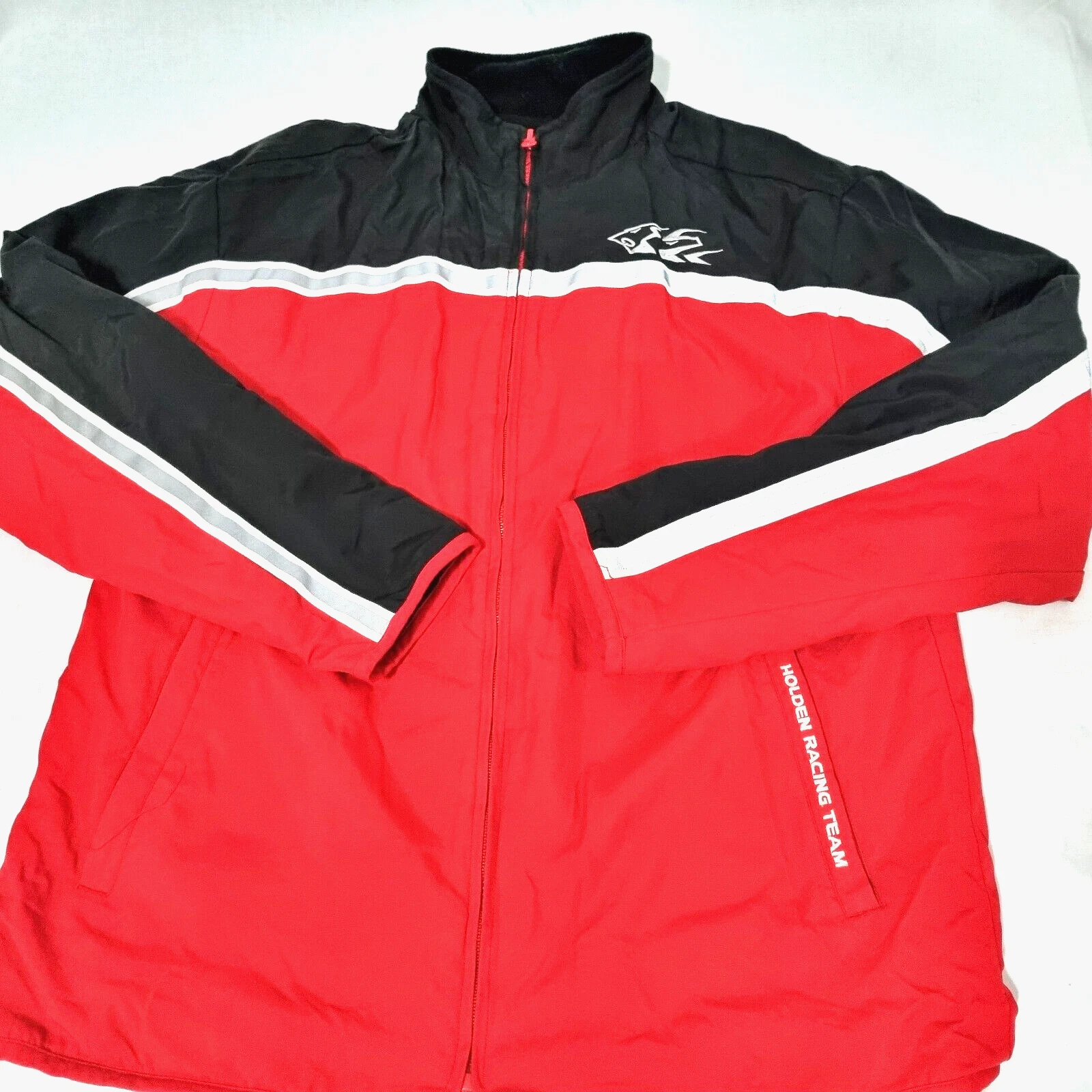 HRT Holden Racing Team Jacket Reversible Full Zip Black Red Men Size M - product detail image 1