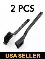 2 Pcs Black Plastic Bristle ESD Anti Static Brush PCB Board Cleaner Dust Logic M