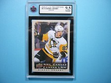2020/21 UPPER DECK TIM HORTONS CANVAS HOCKEY CARD C-15 SIDNEY CROSBY KSA 9.5 NGM