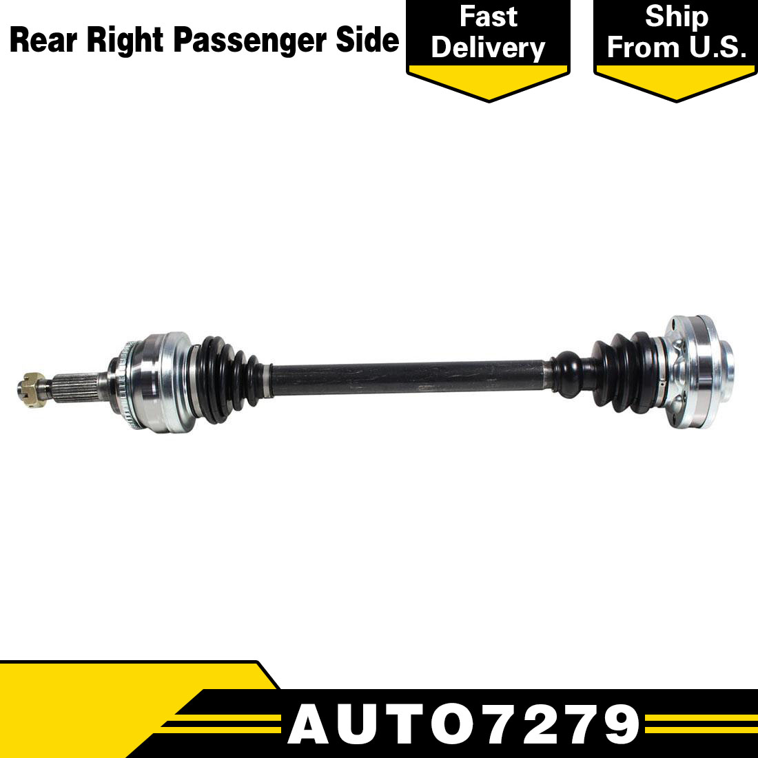 Rear Passenger Side CV Axle Shaft For LEXUS LS400 1990 1991 1992