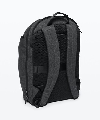 Lululemon Define Backpack Dark Heathered Grey LULULEMON DEFINE BACKPACK 19L HEATHER BLACK BAG NEW | eBay main image 2