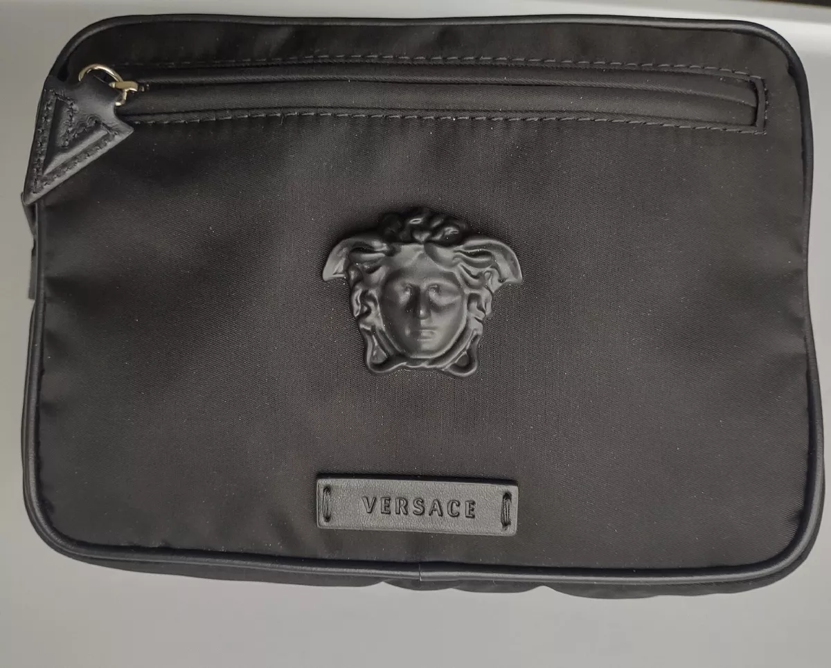 Versace Medusa Plaque Belt Bag Black 🆕