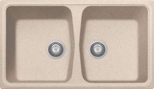 Lavello Cucina 2 Vasche eff. Fragranite Plados 86 cm Avena Spazio SP0862UG94