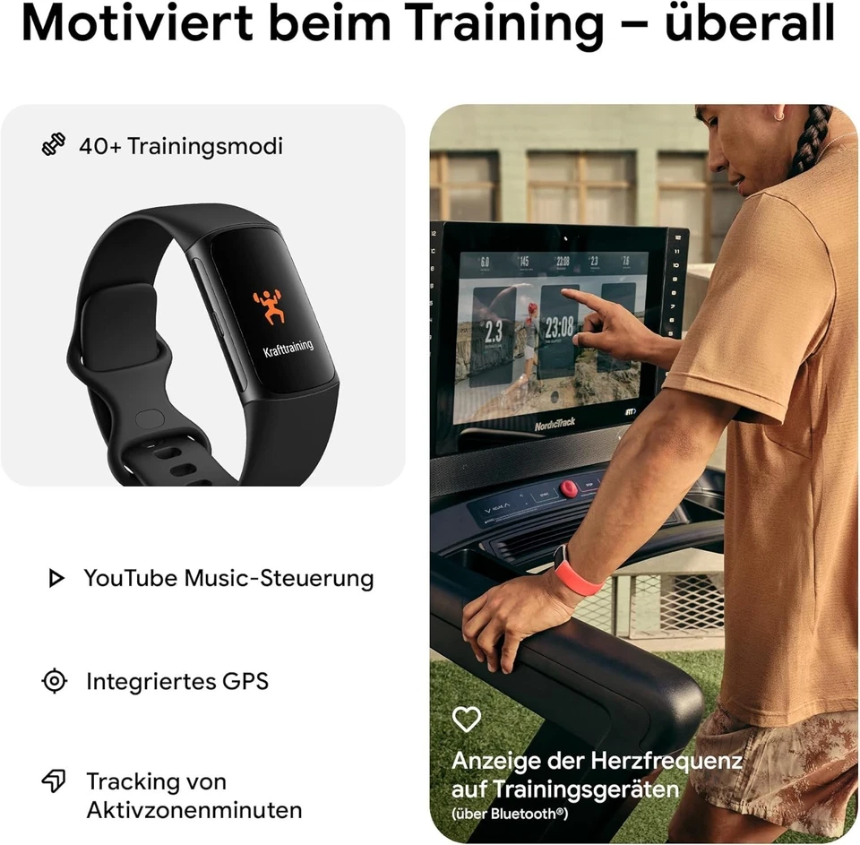 Google Fitbit Charge 6 Aktivitätstracker - Bild 4 von 4