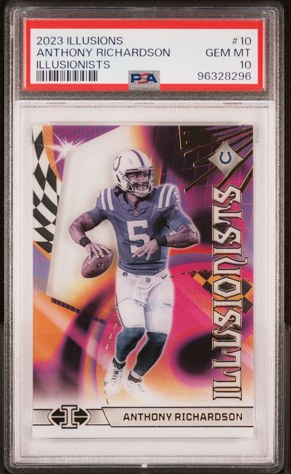 Anthony Richardson Panini Illusions Illusionists #10 Base