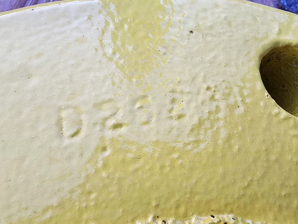 Peso de rueda trasera de 2 cilindros John Deere original vintage D2628R Foto 3 de 4