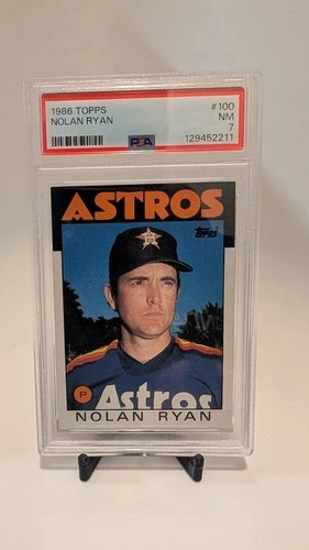 Topps 1986 Nolan Ryan #100 Houston Astros PSA Base Set Baseball Card