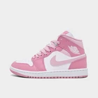 Women's Air Jordan Retro 1 Mid Casual Shoes BQ6472 605