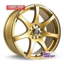 One 17inch Gold Alloy Wheels 5lug Rim For Lexus Es350 Es300h Is250 R24 Rtx