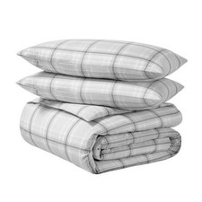 Flannel Duvet Cover Set - Queen - 100 Cotton, Velvety Soft Heavyweight