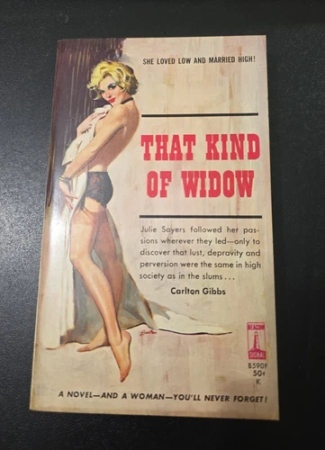 That Kind of Widow Carlton Gibbs Beacon Signal 1963 Sleaze Paperback