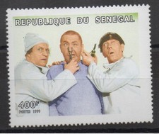 Senegal 1999 - Mi. 1887 400 F The Three Stooges Neuf MNH RARE Scarce
