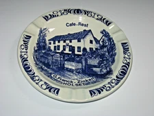 DELFT BLAUW  DELFT'S Holland CHEMKEFA  CIGAR ASHTRAY G.Franck-Zinken HOLSET Cafe