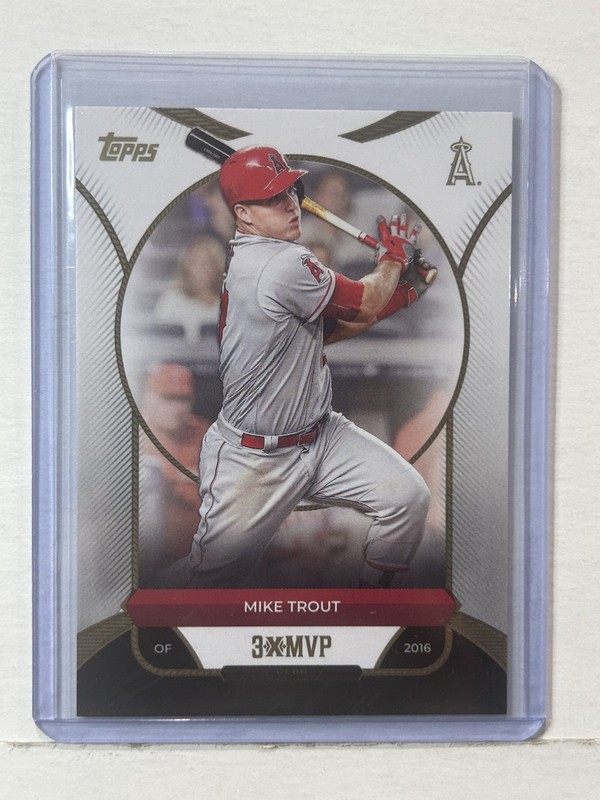 2025 Topps 3XMVP Mike Trout #8 2016 MVP Season Los Angeles Angels