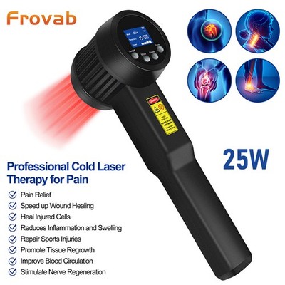 25W Laser Therapy LLLT Osteoarthritis,Body Pain Relief,Super Pulsed 905nm Laser