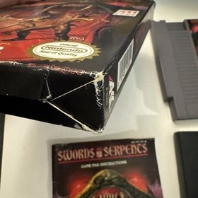 Swords and Serpents NES (Nintendo Entertainment System, 1990) No Poster