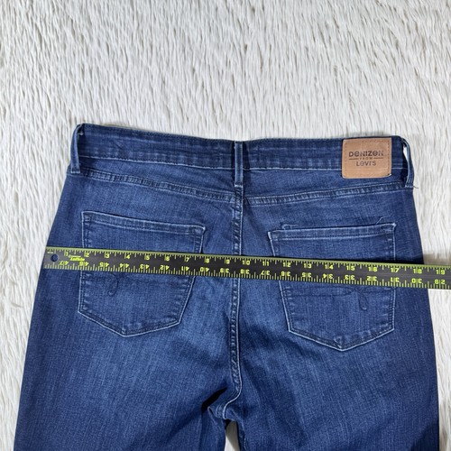 DENIZEN From Levi's Dark Wash Mid-Rise Skinny Denim Jeans Women's Size 14 - Picture 13 of 22
