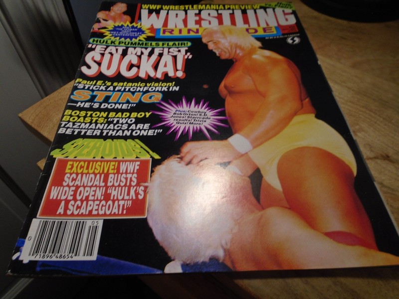 Wrestling Ringside #58 May 1992 Hulk Hogan Ric Flair WWE WWF Pro Sting Brett