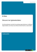 M. Maas | Hexerei Im SpäTmittelalter | Taschenbuch | Deutsch (2026) | 28 S.