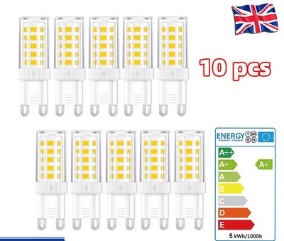 10x G9 LED Leuchtmittel warm/kaltweiß 5W=40W Halogen Kapsel Glühbirnen energiesparend